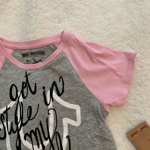 Girls True Religion Short Sleeve Tee - Picture 5 of 11
